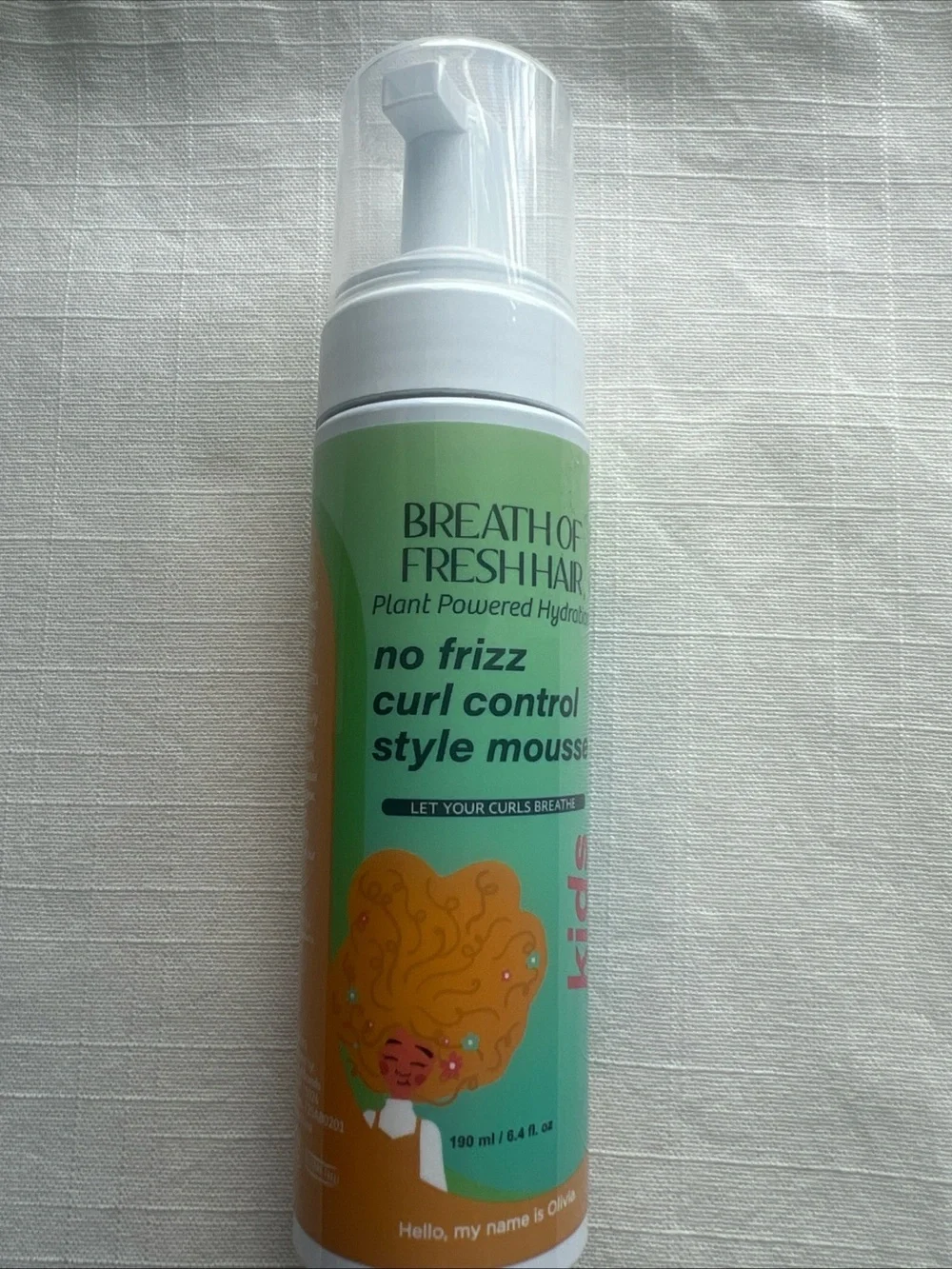 No Frizz Curl Control Style Mousse - Green
